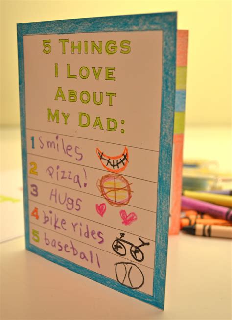 This father's day card template will help your little one express his feelings to his dad or father figure. Printable Father's Day Card for Kids