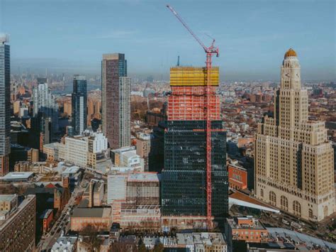 Nycs First All Electric Skyscraper Tops Out In Downtown Brooklyn