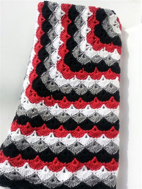 Looking for a good deal on white blanket? Incredibly Soft Afghan Throw Blanket in Red Black Grey and ...