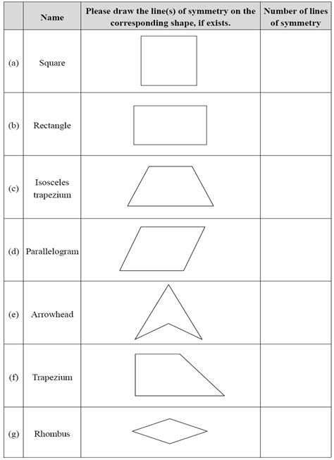 Grade 4 Geometry Worksheets Classifying Quadrilaterals K5 Learning 13