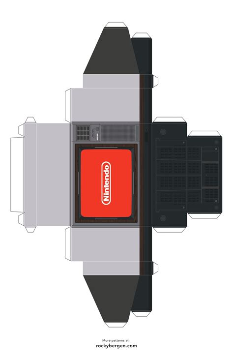 Nintendo Switch Papercraft Template Papercraft Essentials