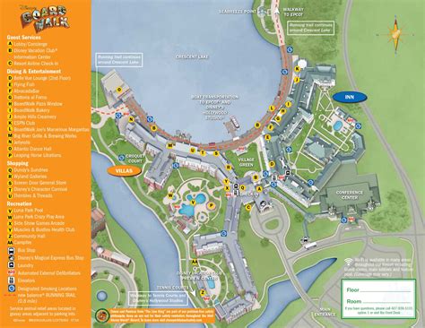 April 2017 Walt Disney World Resort Hotel Maps Photo 18 Of 33