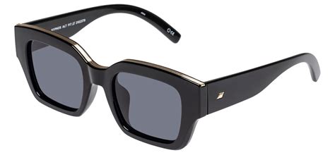 le specs hypnos alt fit sunglasses black smoke tortoise black
