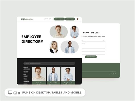 Employee Directory Template Free And Customizable