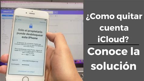¿cómo Quitar Cuenta Icloud Conoce La Solución→ Iphone Ios