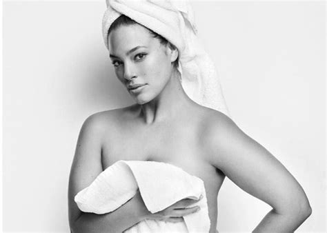 ashley graham is the first curvy model in mario testino s towel series fashionisers