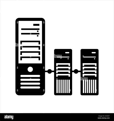 Server Icon Computer Server Icon Vector Art Illustration Stock Vector