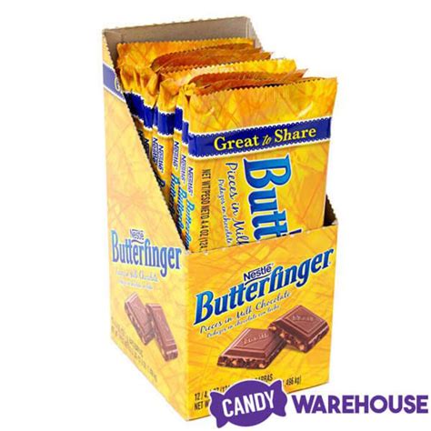 Butterfinger Giant Size Candy Bars 12 Piece Box Best Chocolates Bar