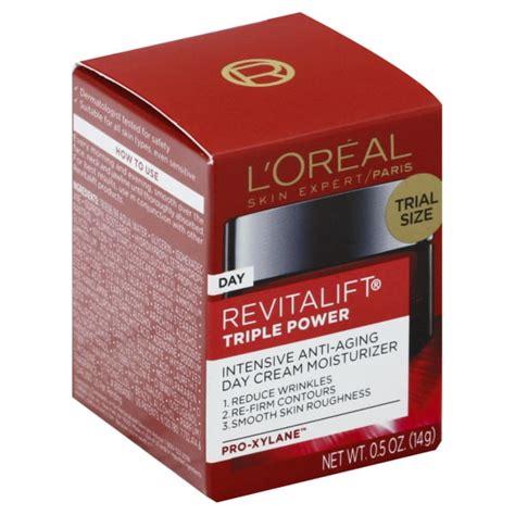 L Oreal Paris Revitalift Triple Power Intensive Anti Aging Day Cream Moisturizer 0 5 Oz