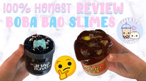 100 HONEST BOBA BAO SLIMES REVIEW My New Favorite Slime Shop