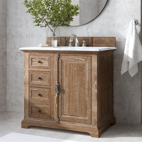 Finalize Your Bathroom Remodel In Warm Organic Style With This 36