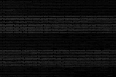 Premium Photo Black Brick Wall Patterned Surface