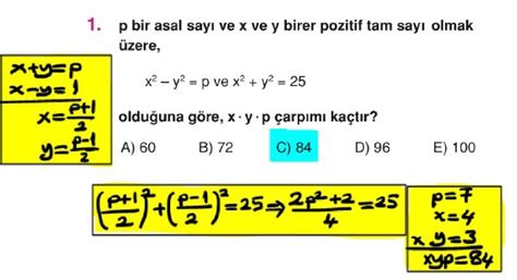 Orijinal Tyt Matematik Soru Bankası Çarpanlara Ayırma Çözümleri Test 5
