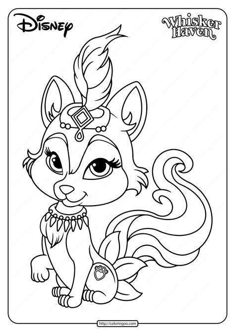 Palace Pet Coloring Pages