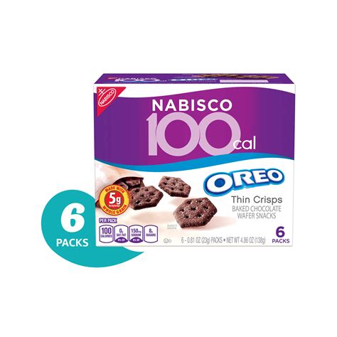 Buy Nabisco 100 Cal Oreo Thin Crisps Baked Chocolate Wafer Snacks 36