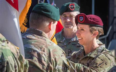 In A First Female Soldier Becomes Top Enlisted Leader At Army Special