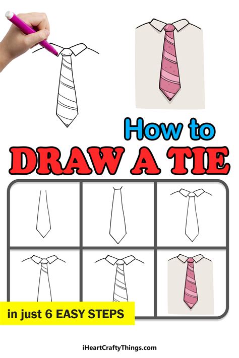 Tie Drawing How To Draw A Tie Step By Step