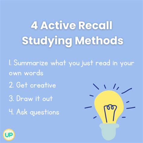 Active Recall Studying Methods