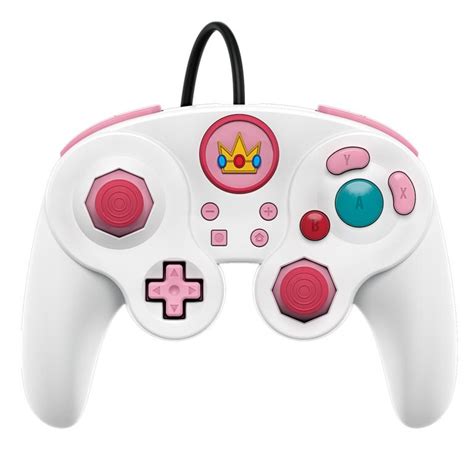 Ultimate take your game sessions up a notch with the nintendo switch pro controller includes motion controls, hd rumble, built in amiibo functionality, and more Super Smash Bros. Ultimate Princess Peach Edition Wired ...