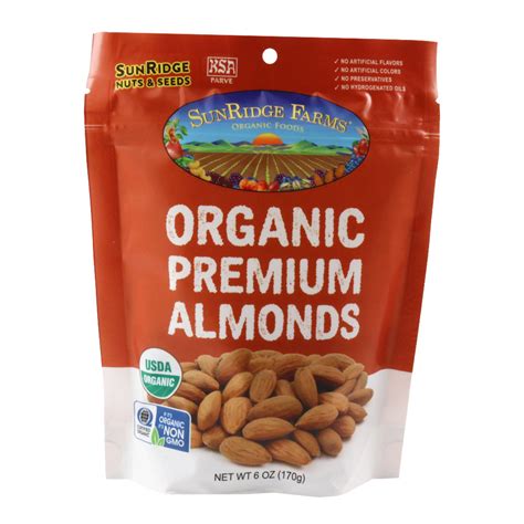 Organic California Supreme Almonds Sunridge Farms