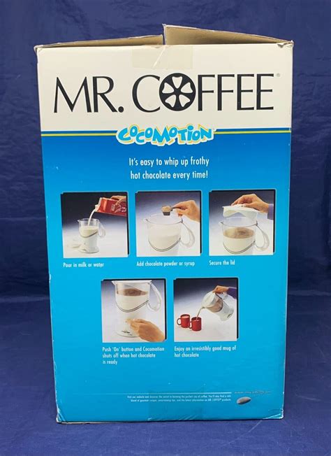 Mr Coffee Cocomotion 4 Cup Hot Chocolate Maker Hc4 Two Bonus Mugs New