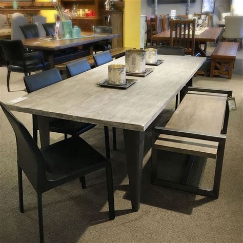 Rustic Modern Dining Table and Bench | Furniture Store | Bend, OR | NW