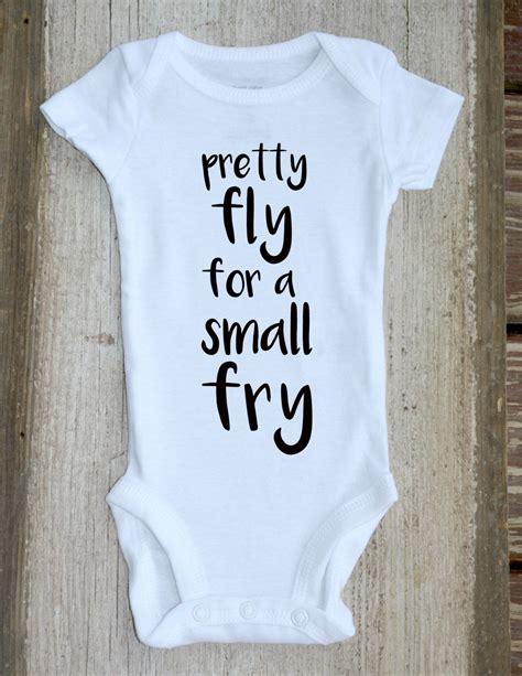 Baby Outfit Small Fry Pretty Fly For A Small Fry Baby Boy Shirt