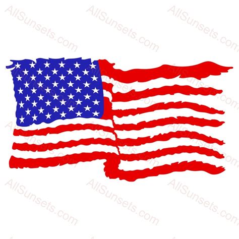 American Flag Wavy Grunge Rugged Png Svg Files Clipart Usa Etsy