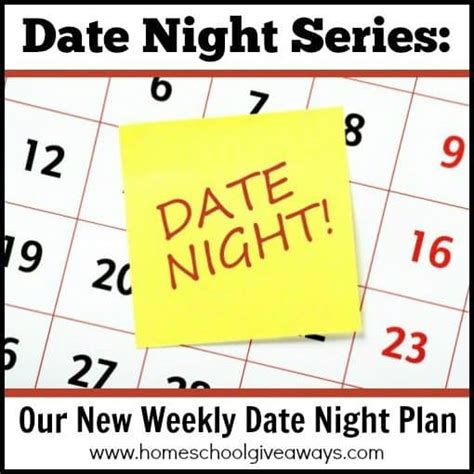 Date Night Series Our New Weekly Date Night Plan