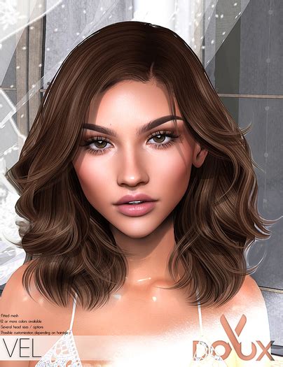 Doux Vel Hairstyle Demo Sims Hair Sims 4 Piercings Hairstyle