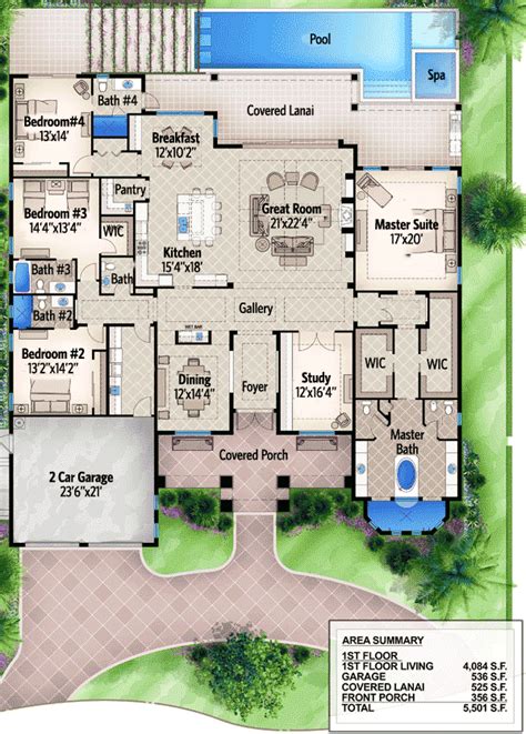 4 Bedroom House Plans One Story Inflightshutdown