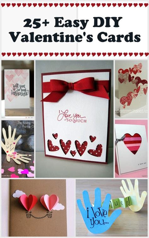 25+ Easy DIY Valentine's Day Cards - Scrap Booking