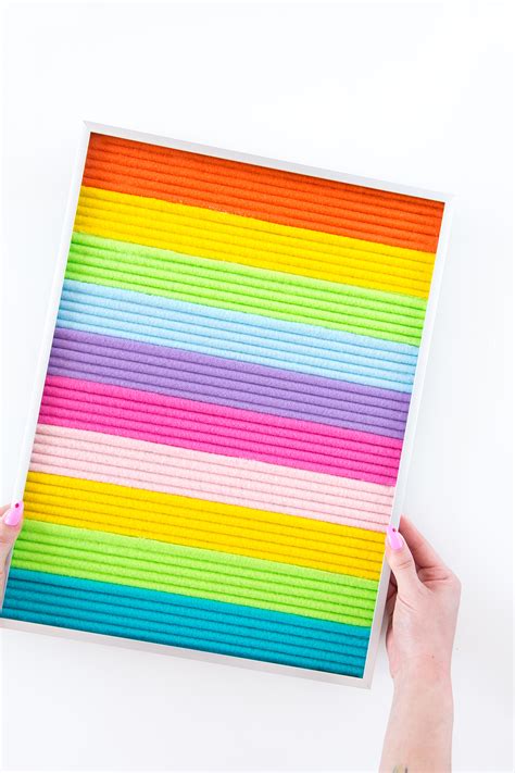The introduction, the body paragraph(s), and the conclusion. » DIY Rainbow Felt Letter Board