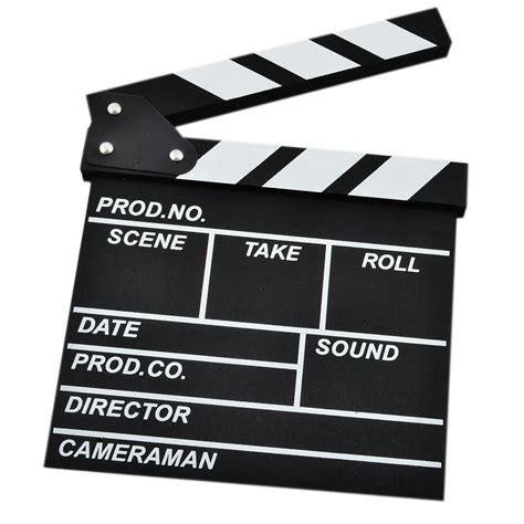 Clapboard Directors Clapper Board Film Cut Action Scene Clapper Board