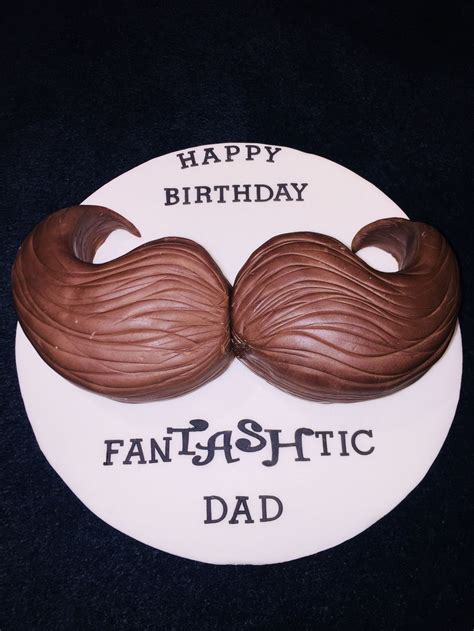 Moustache Dad Birthday Cake Dad Birthday Cakes Moustache Cake