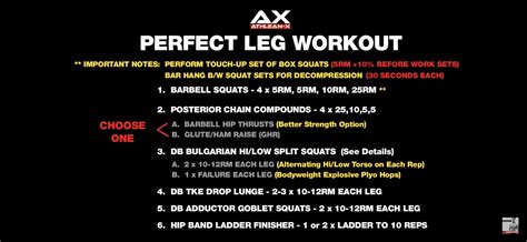 Perfect Leg Workout From Athlean X Leg Workout Workout Perfect Legs