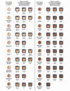 Bare Minerals Ready Foundation Color Chart Mineral Makeup Foundation