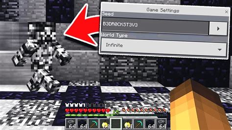 We Found Bedrock Steve On This Minecraft Seed Youtube