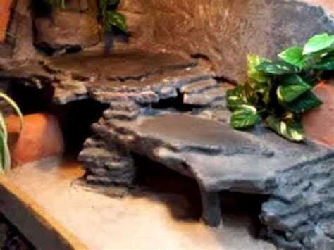 This diy enclosure can be assembled using bearded dragon terrarium kit, adding foliage for humidity and some decorations to make it adventurous for the little guy. bearded dragon home DIY vivarium terrarium (part 2) - YouTube