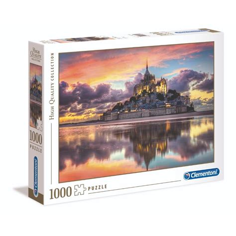 Clementoni 1000pc Le Magnifique Mont Saint Michel Jigsaw Puzzle