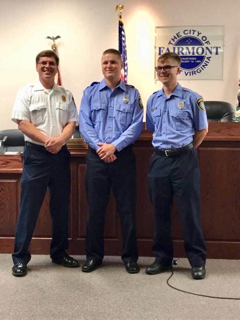 Sons Of Fairmont Wv Fire Department Captain Join Their Father As