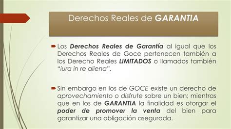 Ppt Derechos Reales De Garantia Powerpoint Presentation Free