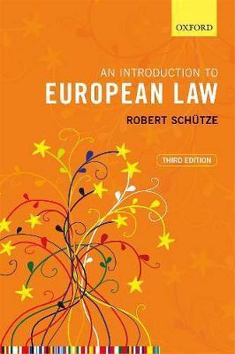 Introduction To European Law 9780198858942 Robert Schütze Boeken