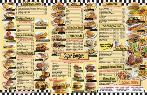 Michael S Super Burgers Menu In Whittier California USA