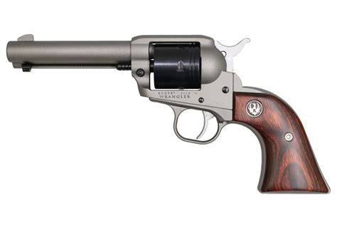 Ruger Wrangler 22lr Single Action Revolver With Silver Cerakote Finish