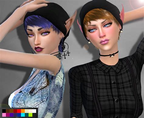 Sims 4 Ccs The Best Stealthic Psycho Hair Retexture And Converted