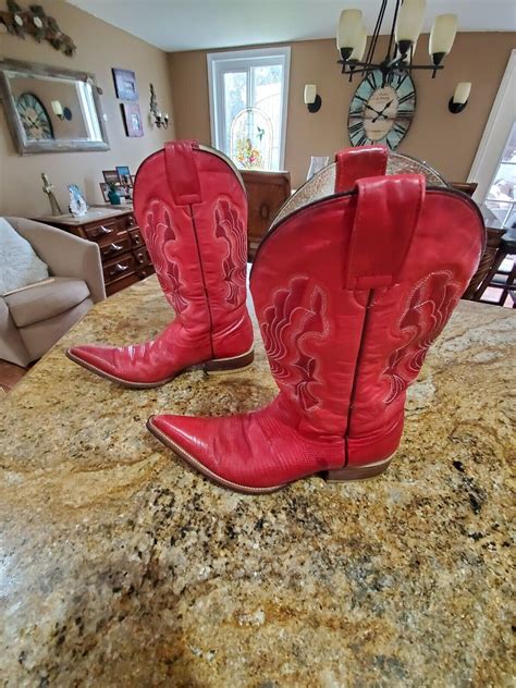 Mexican Pointy Trival Boots Cowboy Dance Gem