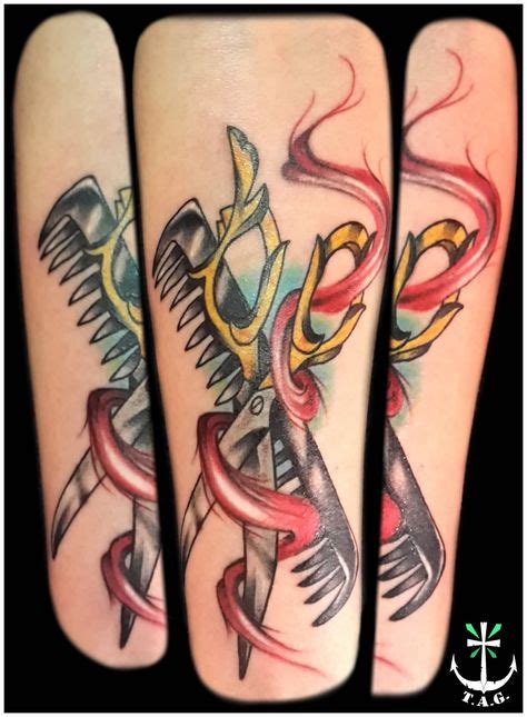 36 Best Comb Tattoo Designs Images Tattoo Designs Tattoos Scissors