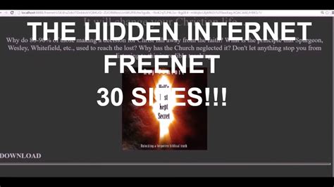 The Hidden Internet Freenet Exploration Deep Web Episode YouTube