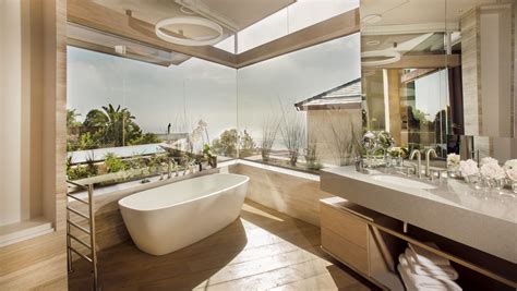 Clifton Cape Town Beige Luxury Bathroom With A View Hotel Bathroom